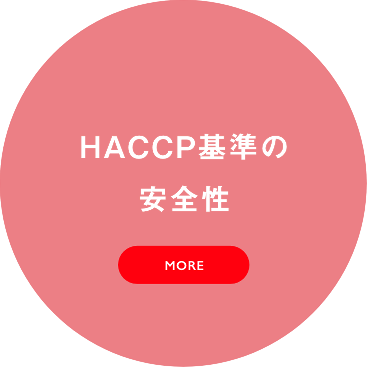 HACCP基準の安全性